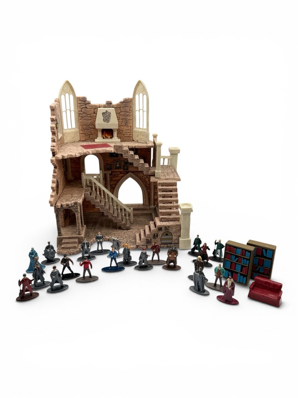 Harry Potter Gryffindor Tower Nano Scene w/ 22 Jada Diecast Figures